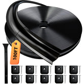HZE front view of 100 ft roll showing kit components and easy exterior refresh benefit