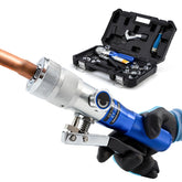IBOSAD front view of swaging kit showing compact portable case and tools