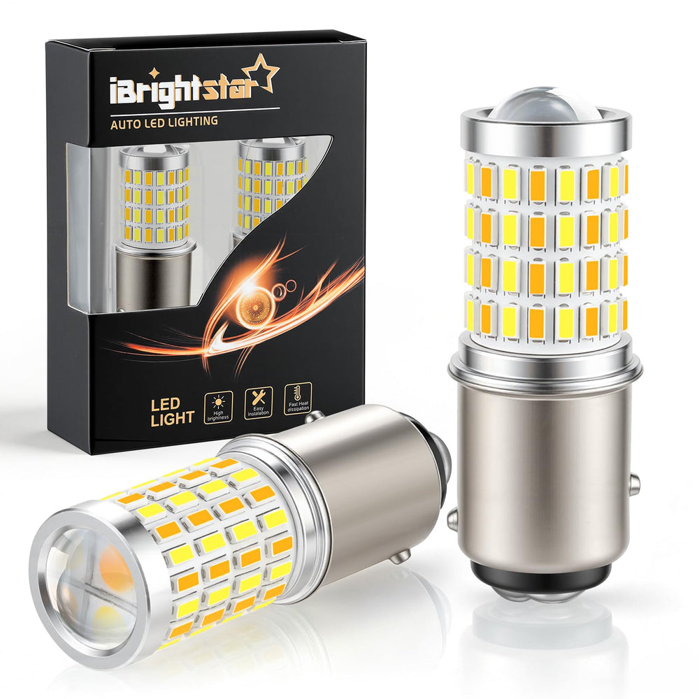 iBrightstar front view of pair showing plug-and-play fit and modern appearance