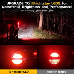iBrightstar projector lens face demonstrating focused beam for improved visibility benefit
