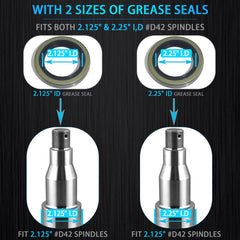 iBroPrat dust cap and rubber plugs detail showing protective fit and corrosion resistance