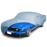iCarCover front view showing snug fit and front protection