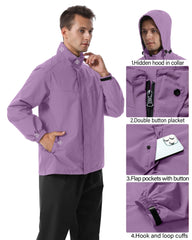iCreek jacket stow-away hood detail demonstrating compact convenience
