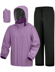 iCreek rain suit front view showing full coverage and quick protection