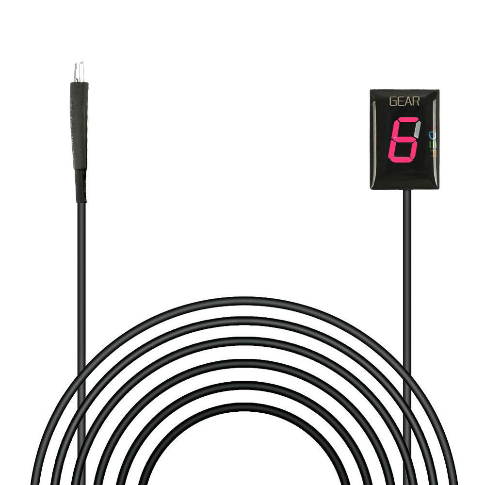Idea front view of gear indicator shows compact design and easy visibility