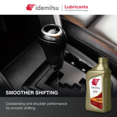 Six 1-quart Idemitsu bottles together for convenient bulk maintenance