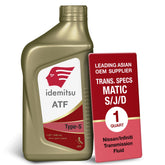 Idemitsu bottle front label showing product and spec benefits