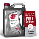 Idemitsu IFG3 front label showing product name and QUICk benefits
