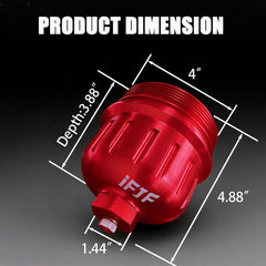 iFJF stainless steel drain plug close-up highlighting corrosion resistance