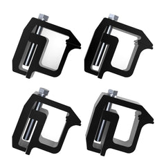 iFJF clamps installed on Chevy Silverado demonstrating tight hold