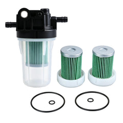 iFJF front view of complete fuel filter assembly showing ready replacement benefit