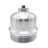 iFJF front view of fuel filter cap showing durable CNC finish and improved strength