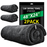 IFWIND folded towels front view showing size and neat packaging benefit