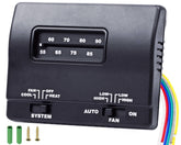 IHOUMEX thermostat front panel showing controls and clear mechanical readout for easy adjustment