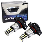 iJDMTOY front bumper DRL installed showing improved vehicle appearance and brightness