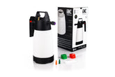 IK FOAM Pro 2+ front view showing tank and trigger, brand-quality foaming