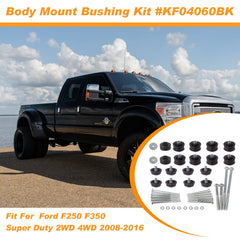 iKer body mount installed on Ford Super Duty demonstrating secure fit