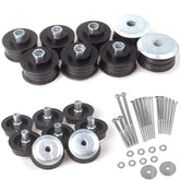 iKer KF04060BK front packaging showing full bushing kit and benefits