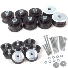 iKer KF04060BK front packaging showing full bushing kit and benefits