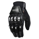 ILM glove front view showing full protective design and stylish black finish