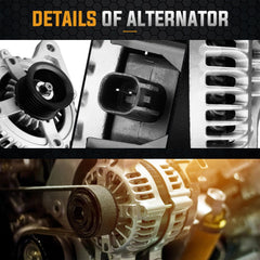 ILONPA alternator mounting flange detail illustrating bolt locations for accurate fit