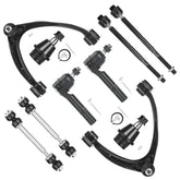 ILONPA front suspension kit overview showing all ten components and cohesive fit