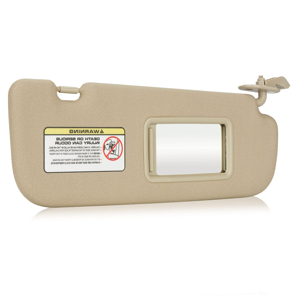 ILONPA right passenger visor front view showing fit and beige finish for seamless replacement