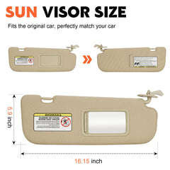 ILONPA visor fabric close-up showing texture and durable edge for long-lasting comfort