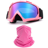 immoono pink frame blue lens front view highlighting style and protection