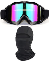 immoono front view goggles showing frame and blue lens for clear vision