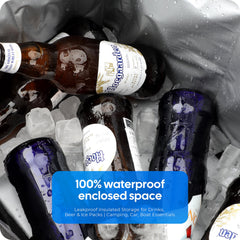 INFIVITA waterproof liner detail for quick cleanup and spill protection