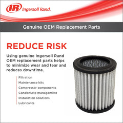 Ingersoll Rand element installed on SS5 compressor demonstrating correct fit and seal