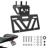 INKUDRI front view of ZX6R fender eliminator showing compact profile and improved styling