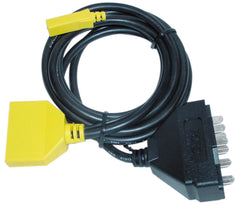 Innova front connector close-up showing durable plug and improved reach