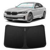 INSAUTO front view fitting BMW 5 Series for full windshield coverage and sun protection