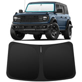 INSAUTO front view showing full windshield coverage protecting interior