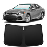 INSAUTO front view on Camry showing full windshield coverage and protection