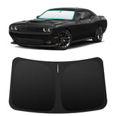 INSAUTO front view showing full windshield coverage and neat fit benefits