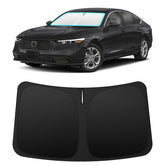 INSAUTO front view on Accord windshield showing full coverage and sun blocking benefit