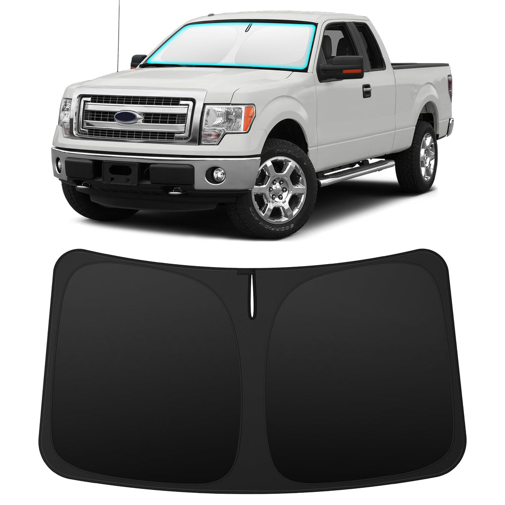 INSAUTO front view showing full-coverage fit and sun blocking benefit