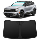INSAUTO front view on Kia Sportage windshield showing full coverage and protection