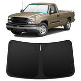 INSAUTO front view on windshield showing full coverage and perfect fit