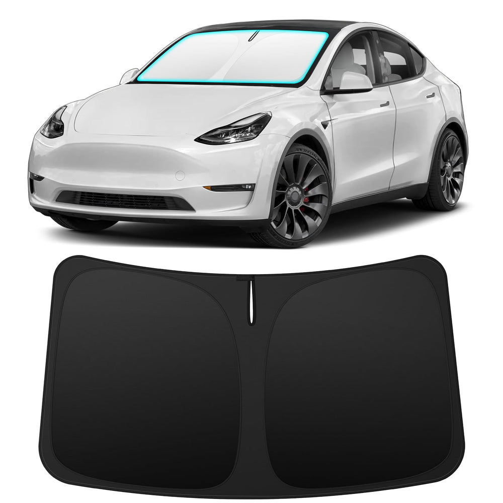 INSAUTO front view showing precise windshield fit and full coverage benefit
