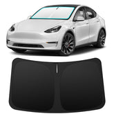 INSAUTO front view showing precise windshield fit and full coverage benefit