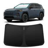 INSAUTO front view showing precise windshield fit and full coverage benefit
