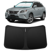 INSAUTO front packaging view showing custom-fit shade protecting windshield