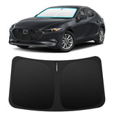 INSAUTO front view showing exact Mazda 3 fit and protection