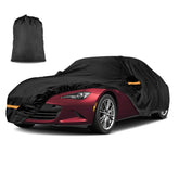 INSAUTO front view on Miata showing full coverage and waterproof protection