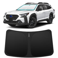INSAUTO front view fitted on Subaru Outback windshield protects interior