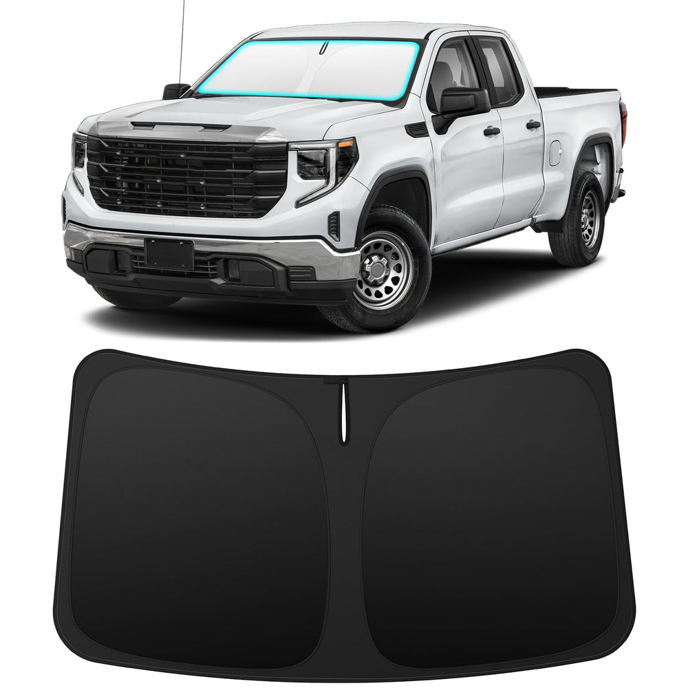INSAUTO front packaging showing custom-fit for Silverado and Sierra